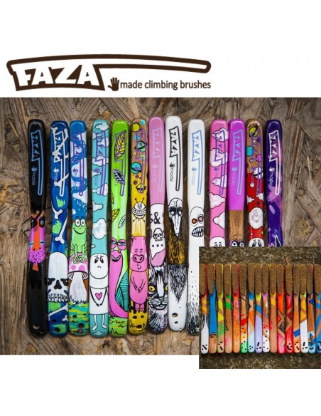 faza karma - cepillo de madera hecho a mano (dibujo) - faza brushes