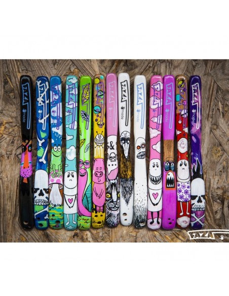 faza karma - cepillo de madera hecho a mano (dibujo) - faza brushes