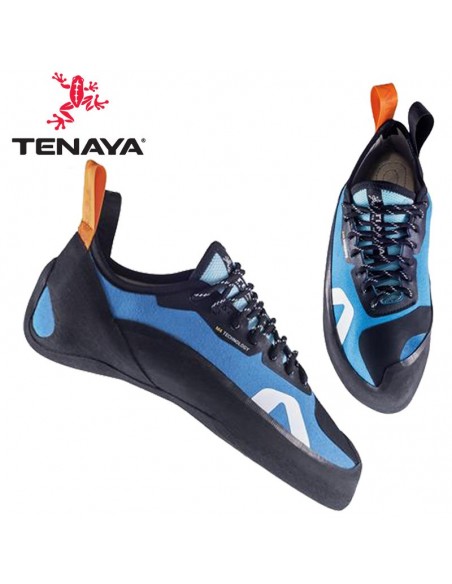 tanta laces - pie de gato con cordones (azul) - tenaya