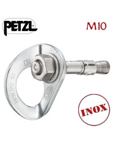 coeur bolt stainless 10 mm - plaqueta con tornillo inoxidable - petzl