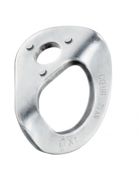 pack coeur bolt stainless 10 mm - plaquetas con tornillo inoxidable - petzl