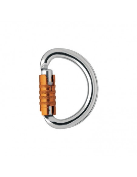 pack arnés aven + omni triact lock - arnés espeleo y mosquetón ventral - petzl