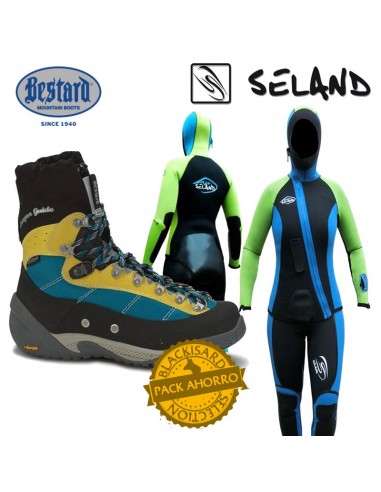 pack canyon guide lady + neopreno mulhacen - pack barrancos mujer - bestard/seland