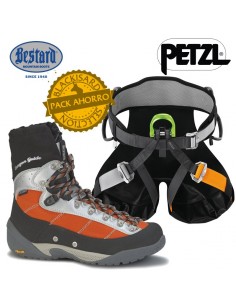 pack canyon guide - botas y arnés de barranquismo - bestard/petzl