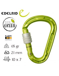 strike screw oasis - mosquetón hms rosca - edelrid