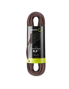 starling pro dry 8,2 mm - cuerda media 60 m (night) - edelrid 2