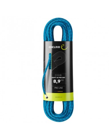 swift 48 pro dry 8,9 mm (icemint) - cuerda de triple certificación 60 m - edelrid