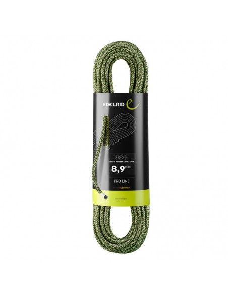 swift protect pro dry 8,9 mm - cuerda triple homologación con tratamiento 70 m - edelrid
