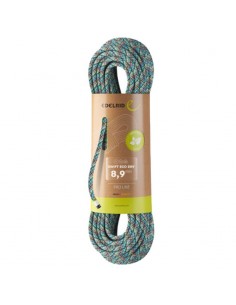 swift eco dry 8,9 mm - cuerda sin pvc de triple certificación 60 m - edelrid 2