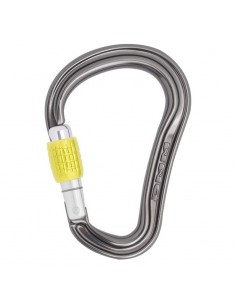 shadow hms screwgate (titanium/lime) - mosquetón rosca - dmm 2