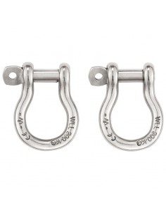 grilletes (pack 2 unidades) - grilletes para conectar un asiento - petzl 2