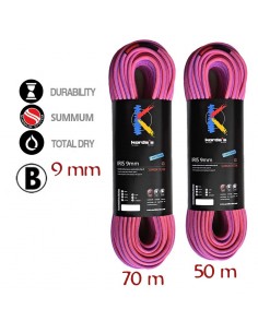 pack iris 50 9 mm + iris 70m 9 mm - cuerda barrancos - korda's 2