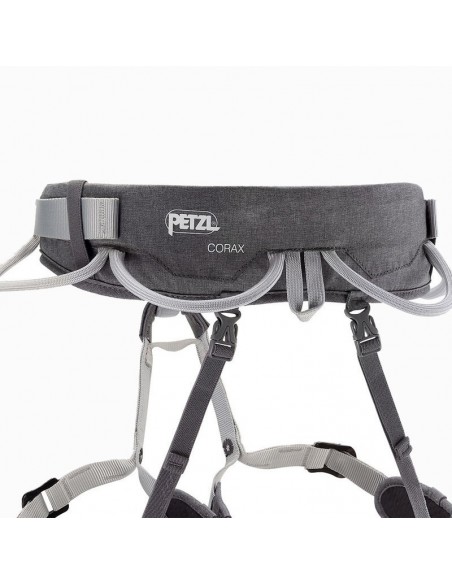 pack corax (azul) + cable comfort vi - pack ferrata - petzl/edelrid