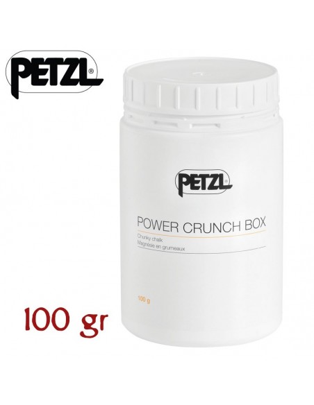 power crunch box 100 gr - magnesio en polvo granulado en caja - petzl