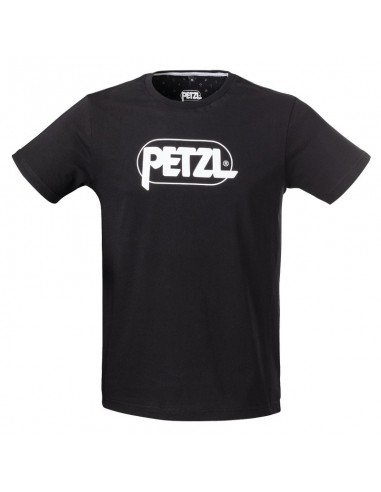 adam - camiseta hombre algodón negro - petzl