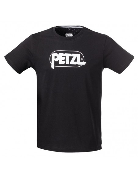 adam - camiseta hombre algodón negro - petzl