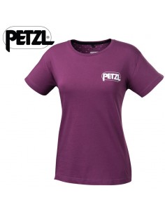 eve - camiseta mujer algodón violeta - petzl