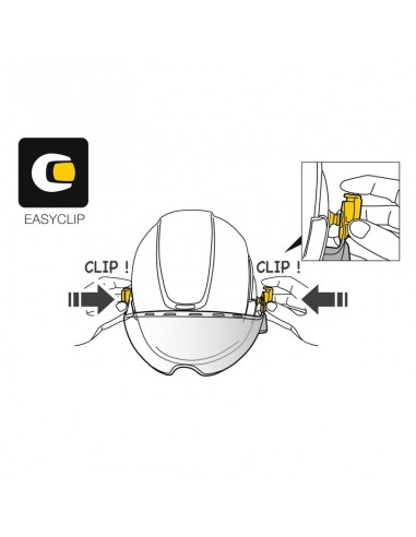 vizen mesh - protección facial de rejilla para vertex y strato - petzl