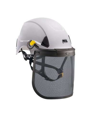 vizen mesh - protección facial de rejilla para vertex y strato - petzl