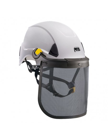 vizen mesh - protección facial de rejilla para vertex y strato - petzl