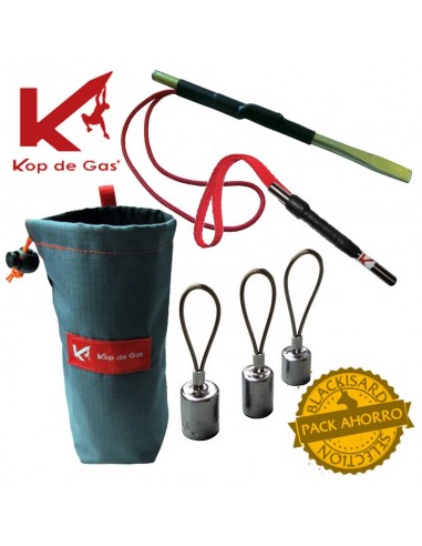 pack plomos plus - remachador + extractor + bolsa same + 6 plomos (2m + 2l +xl) - kop de gas
