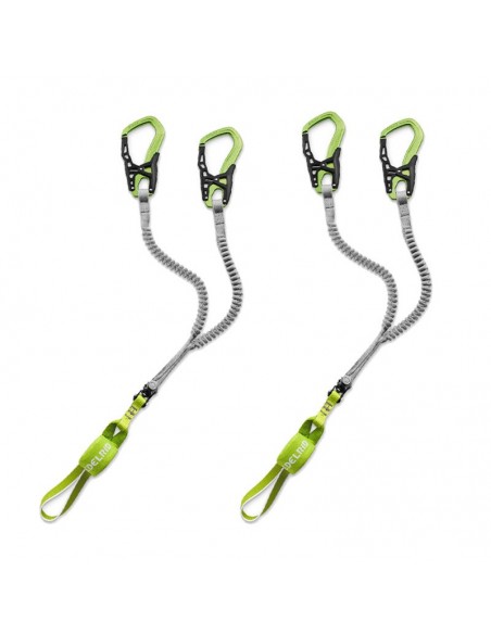 pack 2 cable comfort vi - disipador ferrata con giratorio - edelrid