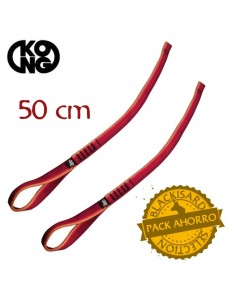 pack 2 aro adventure 50 cm - cabo anclaje simple - kong