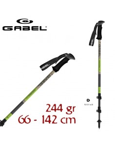 montblanc 4.0 alu telescópico - bastones para trekking (verde) - gabel