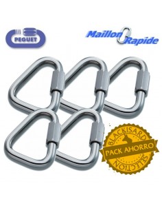 pack 5 maillon delta zincado 10 mm - peguet