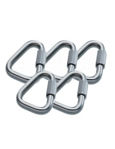 pack 5 maillon delta zincado 10 mm - peguet 2