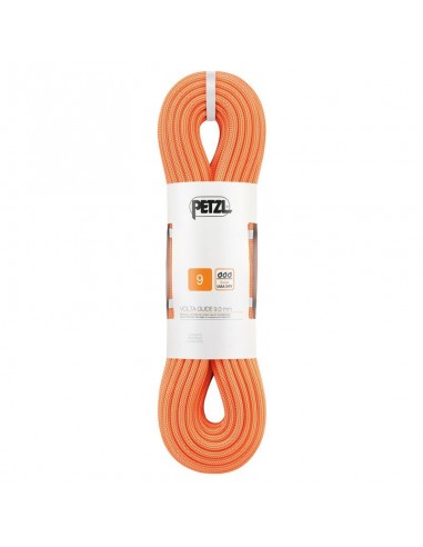 volta guide 9mm 100m (naranja) - cuerda triple homologación escalada y alpinismo técnico - petzl