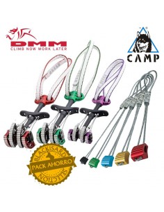 pack pro nut set 5 piezas + 3 dragon cam (1,2 y 3) - juego de fisureros y friends - camp/dmm