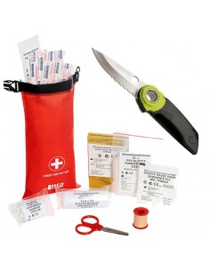 pack navaja rope tooth + first aid kit waterproof - edelrid/lacd 2