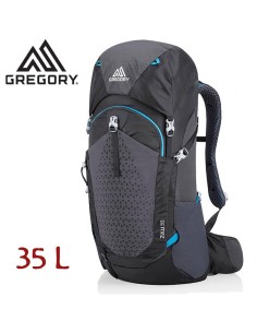 zulu 35 - mochila de trekking 35 l  para hombre (ozone black) - gregory