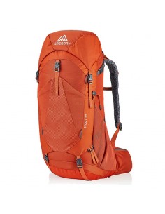 stout 35 - mochila resistente y duradera de trekking 35 l (spark orange) - gregory 2
