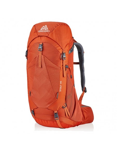 stout 35 - mochila resistente y duradera de trekking 35 l (spark orange) - gregory