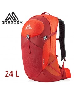 citro 24 - mochila para trekking 24 l de hombre (vivid red) - gregory