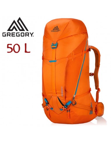 alpinisto 50 - mochila de alpinismo de 50 l (zest orange) - gregory