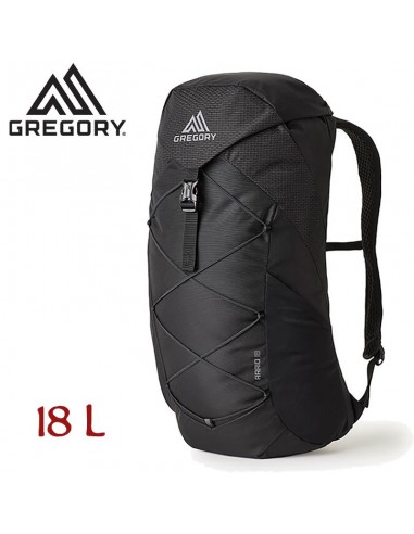 arrio 18 - mochila de 18 l para trekking (flame black) - gregory