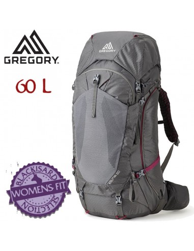 kalmia 60 - mochila de trekking 60 l para mujer (equinox grey) - gregory