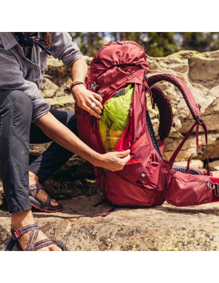 kalmia 60 - mochila de trekking 60 l para mujer (equinox grey) - gregory