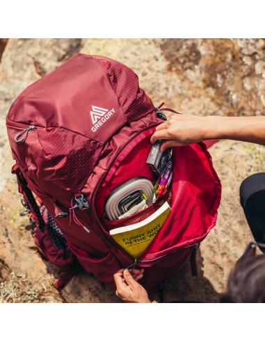 kalmia 60 - mochila de trekking 60 l para mujer (equinox grey) - gregory