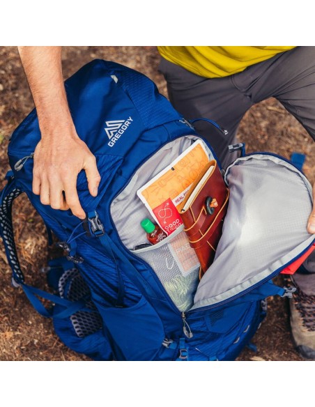 katmai 55 - mochila de trekking 55 l para hombre (empire blue) - gregory
