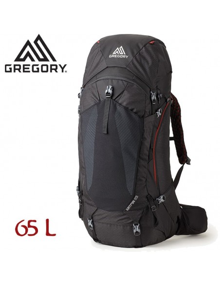 katmai 65 - mochila de trekking 65 l para hombre (volcanic black) - gregory