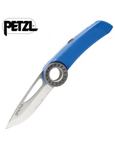 spatha azul - navaja mosquetoneable - petzl