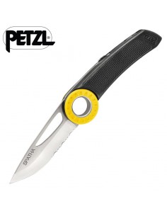 spatha negra - navaja mosquetoneable - petzl