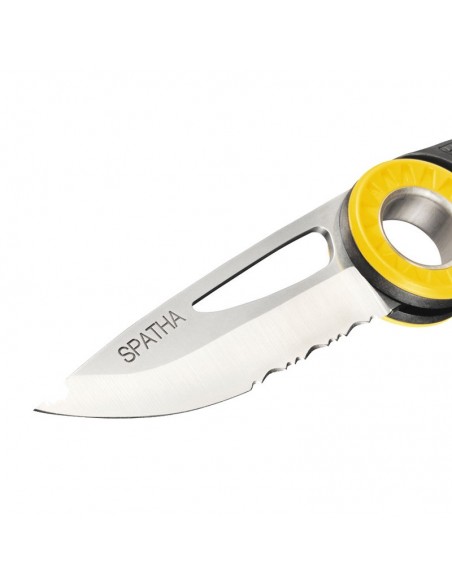 spatha negra - navaja mosquetoneable - petzl
