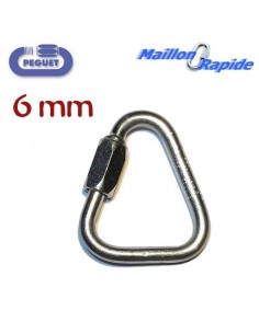 maillon delta zincado 6 mm - peguet