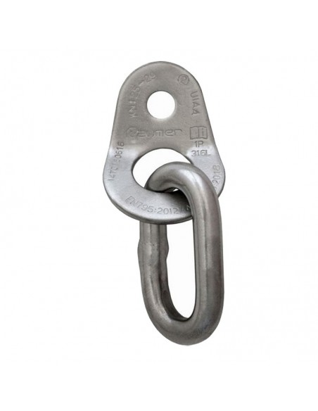 plaqueta wing m10 inox. con anillo redondo - raumer