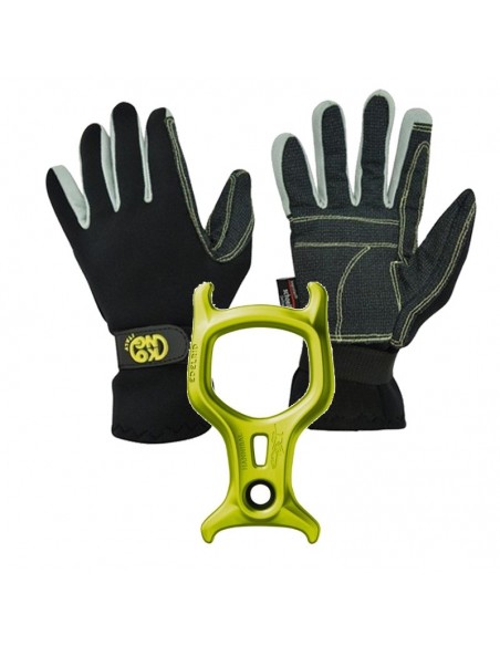 pack canyon gloves + hannibal - kong/edelrid